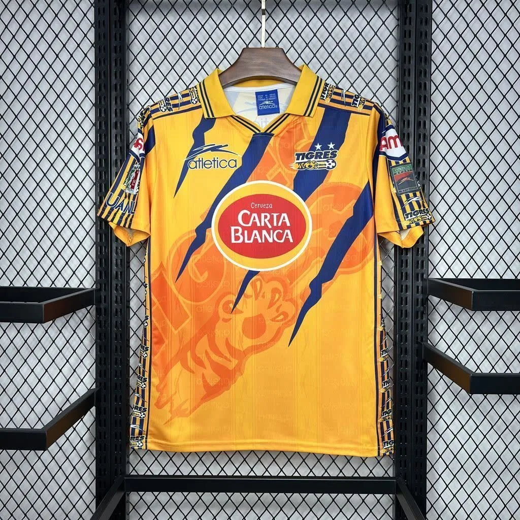 Tigres UANL 1997/98 Home Retro Jersey, foto 2