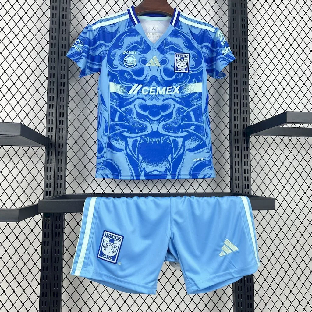 Tigres UANL 2025/26 Away Kids Kit, foto 3