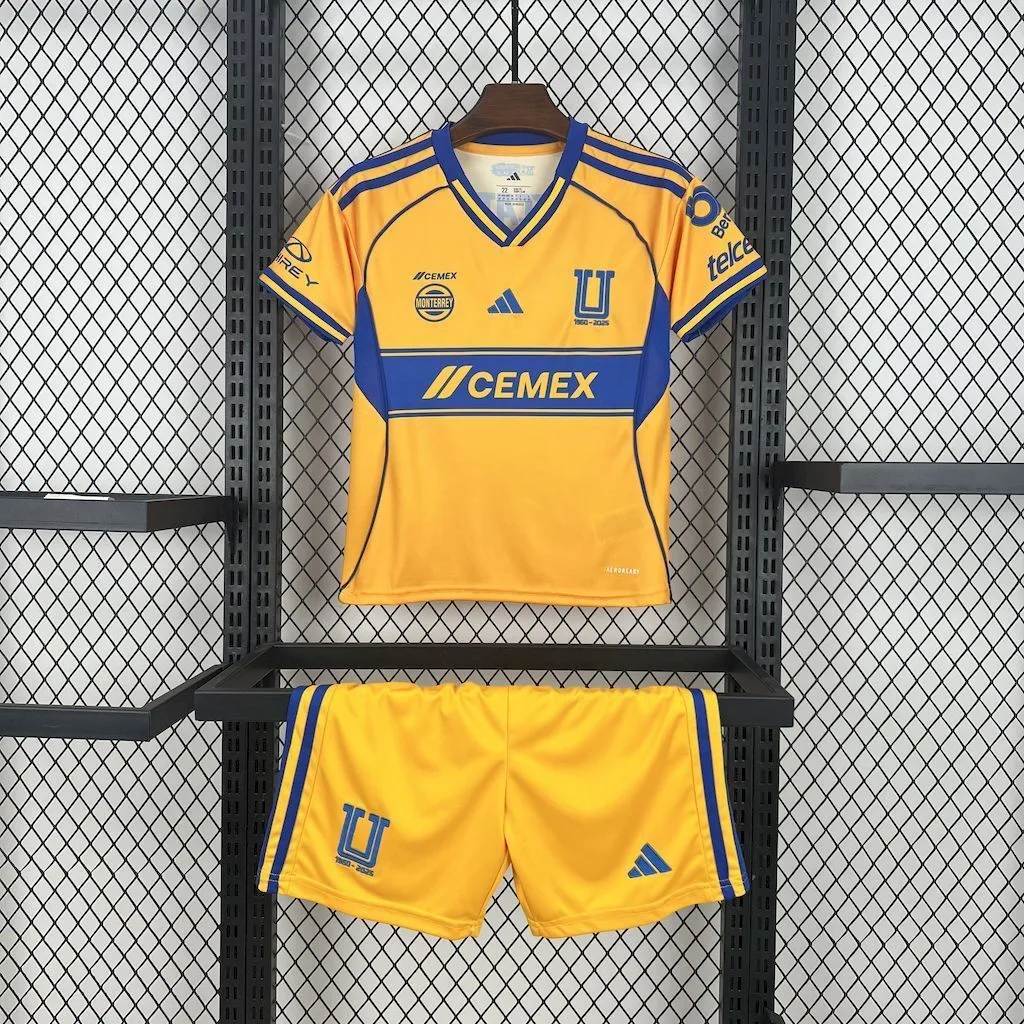 Tigres UANL 2025/26 Home Kids Ki, foto 1