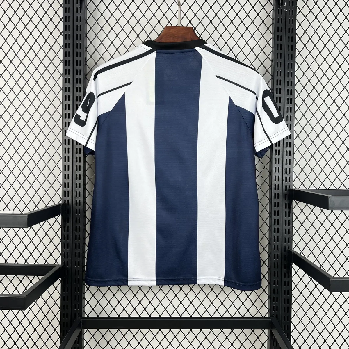 Unisex Light Blue Striped 2026 World Cup Style V-Neck Soccer Jersey 1, foto 2