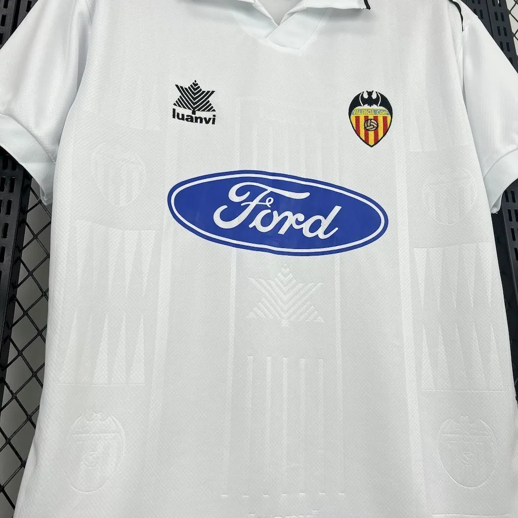 Valencia CF 1996/97 Home Retro Jersey, foto 4
