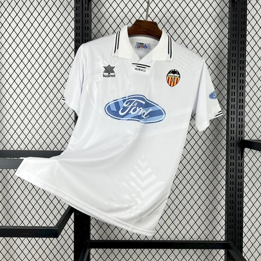 Valencia CF 1999/00 Home Retro Jersey, foto 1