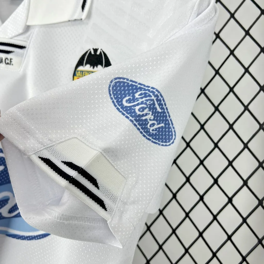 Valencia CF 1999/00 Home Retro Jersey, foto 4