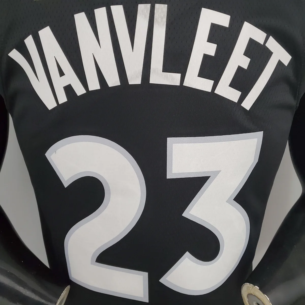VANVLEET#23 2021 Raptors Bonus Edition Purple and Black NBA Jersey S-XXL, foto 2