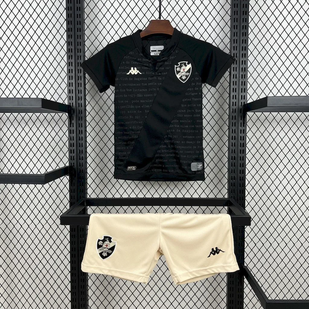 Vasco da Gama 2024/25 Black Kids Kit, foto 1