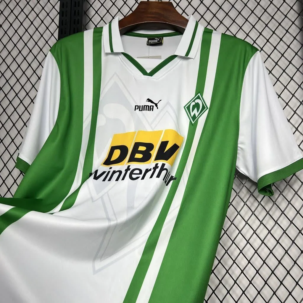 Werder Bremen 1996/97 Home Retro Jersey, foto 4