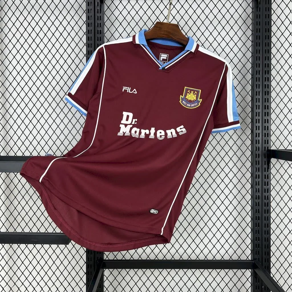 West Ham United 1999/01 Home Retro Jersey, foto 1