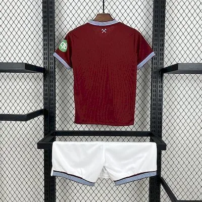 West Ham United 2025/26 Home Jersey Kids Kit, foto 4