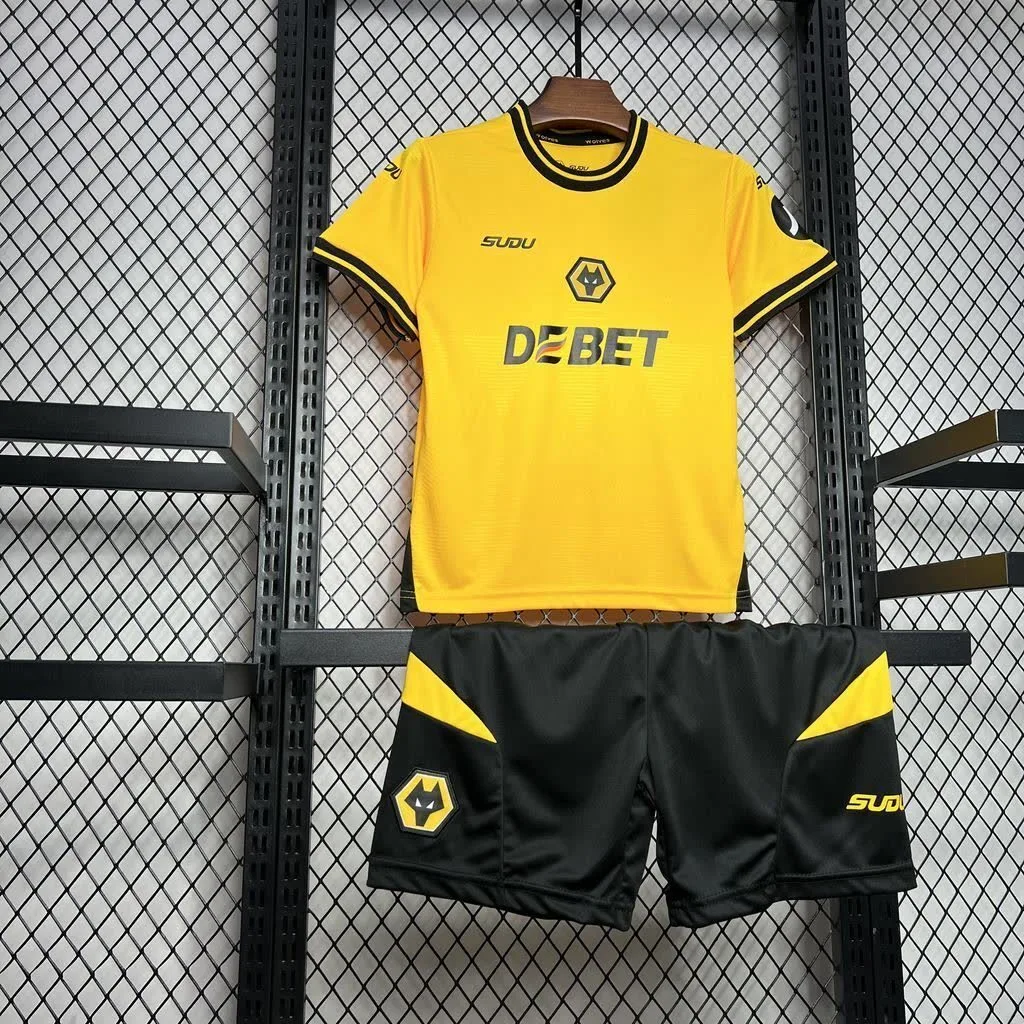 Wolves 2024/25 Home Kids Kit, foto 3
